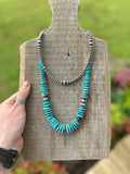 22” Turquoise necklace