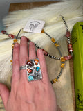 Navajo multi stone ring