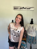 horse print top tank top