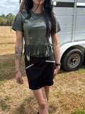 western style skort