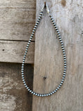 sterling pearl choker 4mm