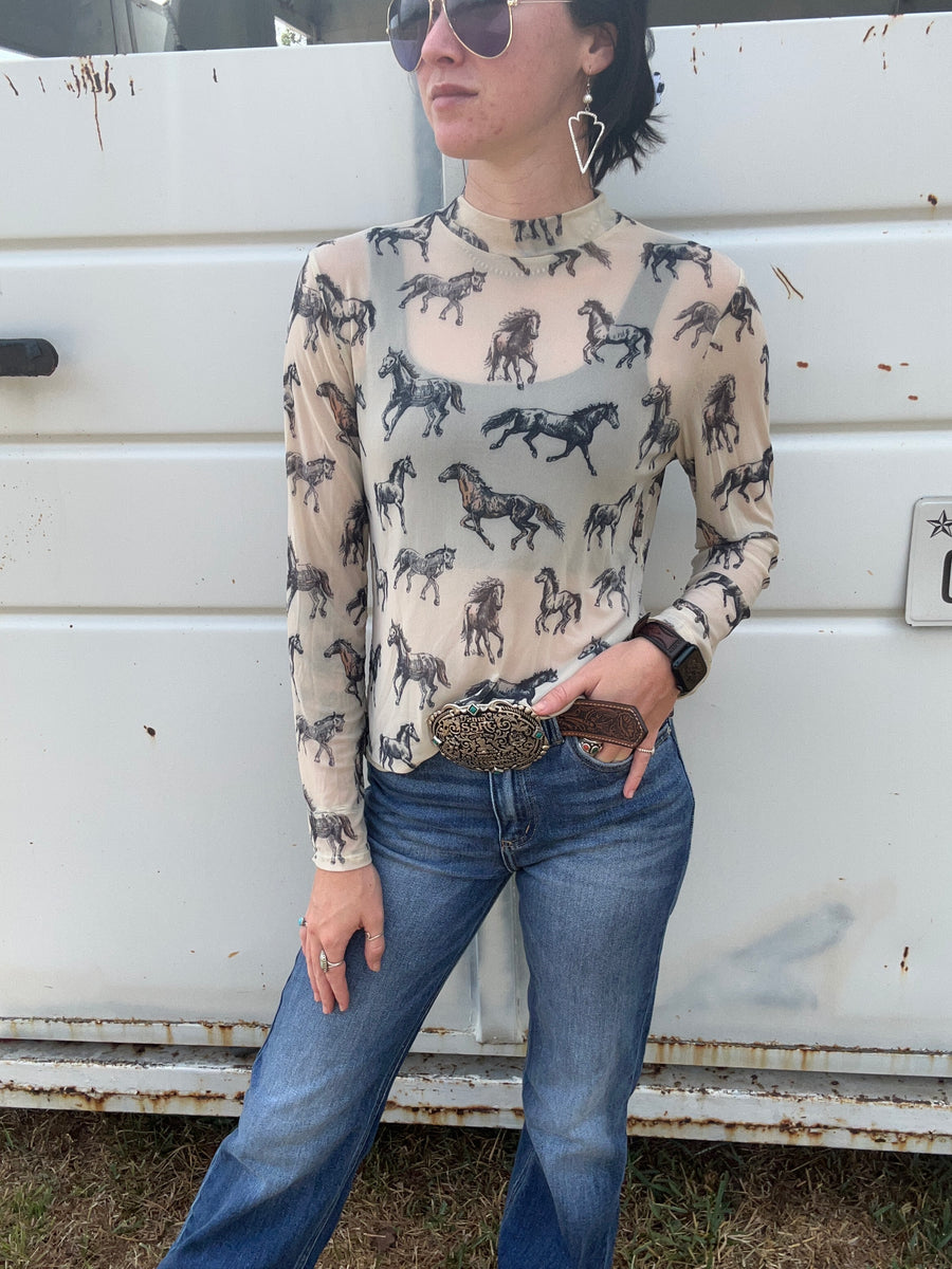 Forever 21 best sale horse blouse