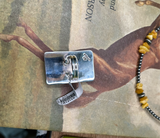 sterling silver hand made ring made by Navajo artist