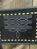 Black Suede Crossbody