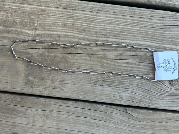 Hand made paper clip chain