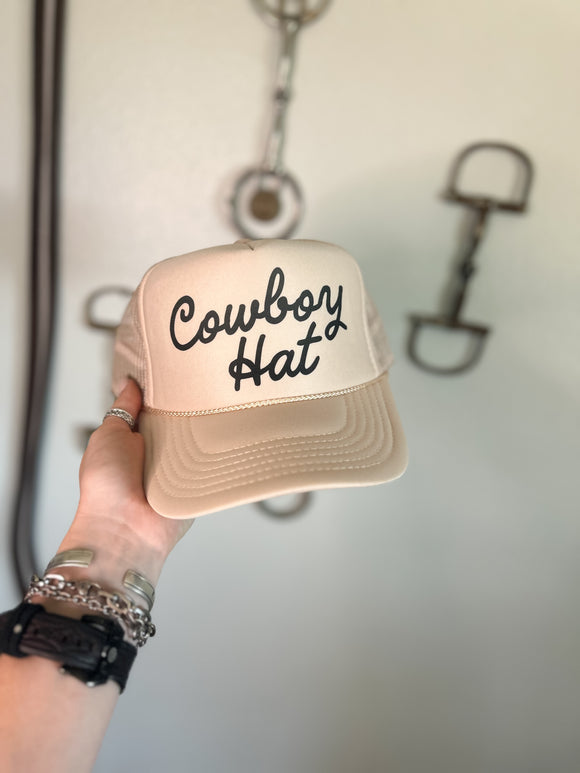 Cowboy Hat Trucker Hat