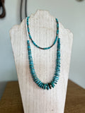 22" Graduated Turquoise Necklace