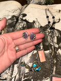 Wampum earrings