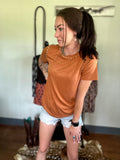 Stud Tee Rust