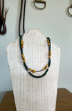 malachite necklace 18"