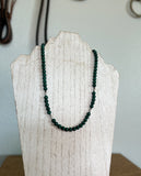 malachite necklace 18"