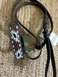 leather hand tooled dog collar 