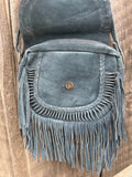 Genuine Suede Cross Body