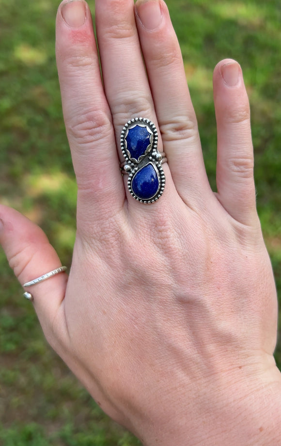 Deep blue ring