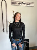 Midnight Leather Top