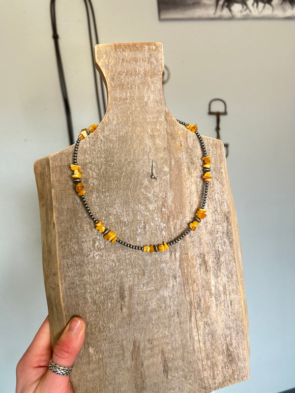 Yellow Amber Choker