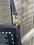 Black Suede Crossbody