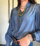 Cowboy Blues Top