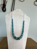 22" Graduated Turquoise Necklace