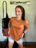 Stud Tee Rust