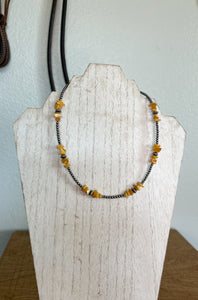 Yellow Amber Choker