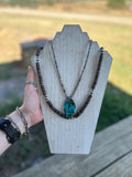 Turquoise Slab Necklace