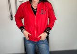 Red Bomber Jacket