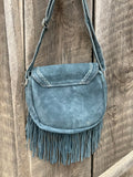 Genuine Suede Cross Body