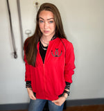 Red Bomber Jacket