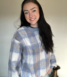 Plaid Crew Neck