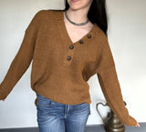 warm waffle knit top