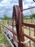 double stitched split reins 