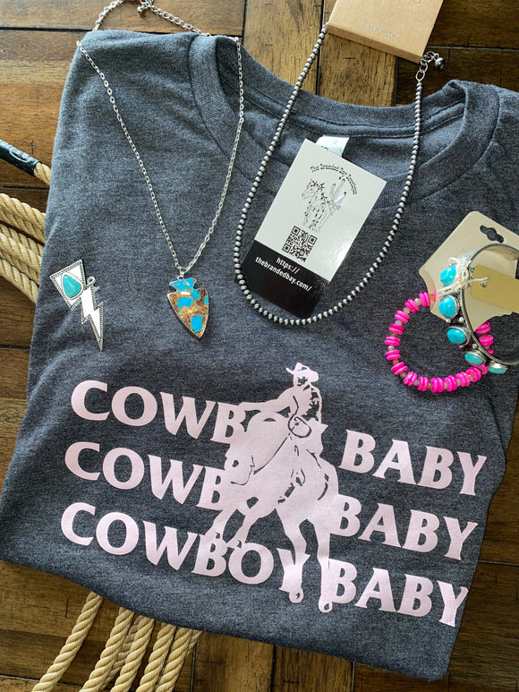 Pink Cowboy tee