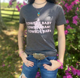 Pink Cowboy tee